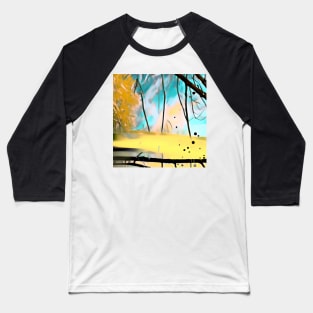 Abstract autumn forest Baseball T-Shirt